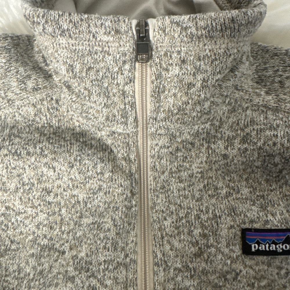 Patagonia Women's Better Sweater 1/4 Zip Fleece Pullover, Pelican, Size Small - Picture 4 of 8